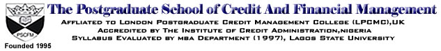 logo of The Postgraduate School of Credit And Financial Management