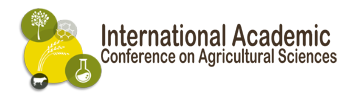 4th International Academic Conference on Agricultural Sciences  9-10 April, 2018