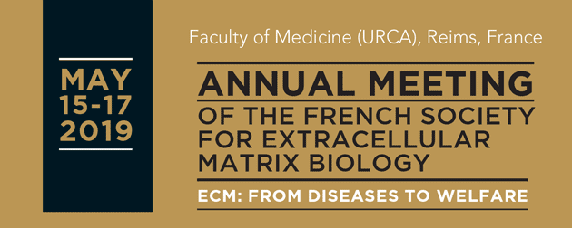 Meeting of the French Soviety for Extracellular Matrix Biology in Reims, France 15.-17.May 2019